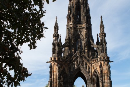 Scott Monument op Princess Street