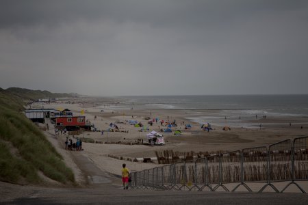 Het strand bij Camperduin