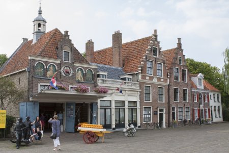 De kaasmarkt van Edam