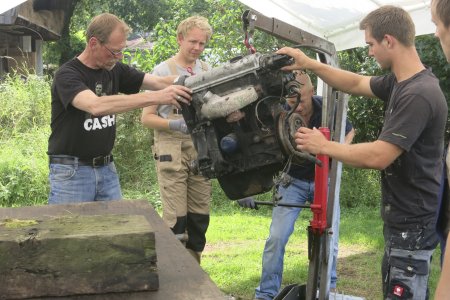 Deze motor moeten we demonteren