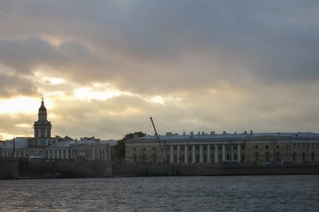 Uitzicht over de Neva