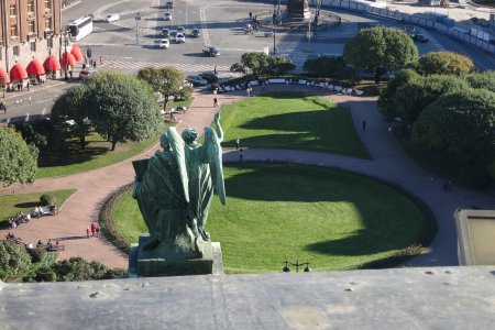 Uitzicht vanuit de Izaak Kathedraal