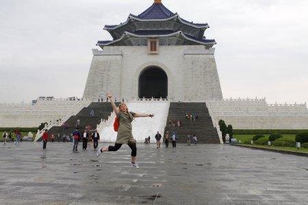 Syl voor de Chiang Kai Shek memorial hall