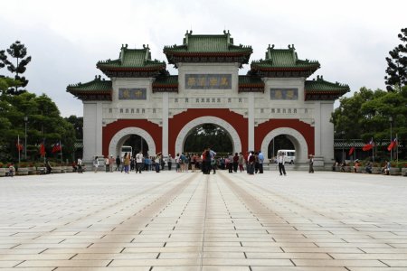 De toegangs poort tot Martyrs&#039; shrine