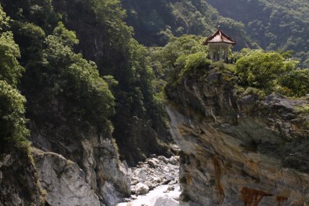 Een paviljoen in de Taroko kloof