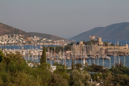 Het kasteel aan de haven van Bodrum