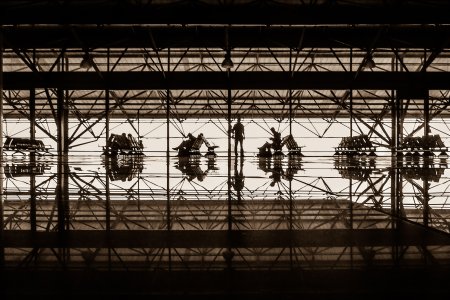 Een hal in Hanoi airport