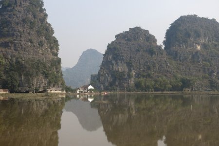 Karst bergen nabij Nguyen Shack