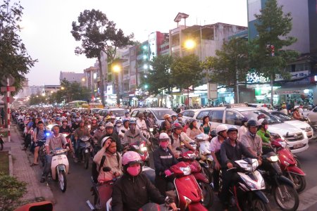 Ho Chi Minh is scooter capitol of the world