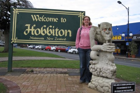 Syl bij Hobbiton uit de Lord of the Rings serie