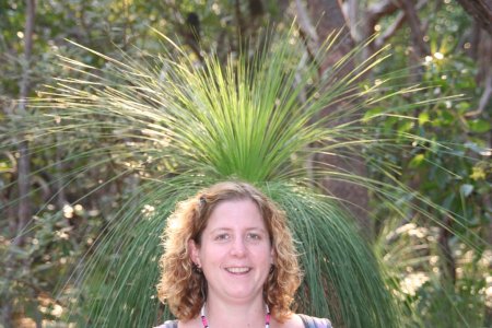 Syl onder een Grass Tree, Australië