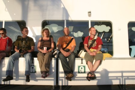 Op de ferry naar Vancouver island