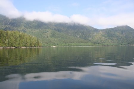 Mooi uitzicht op Vancouver Island vanaf de Pacific