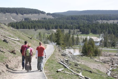 3 Musketiers bij Mud Pools