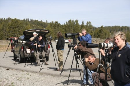 Fotografen gefotografeerd