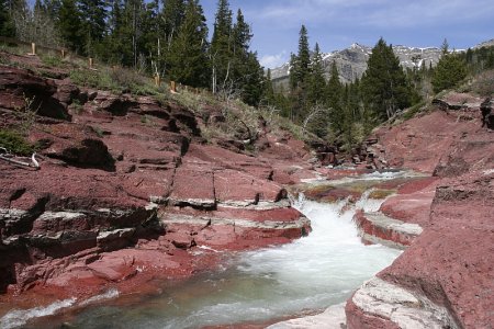 Redrock canyon, Waterton National Park Canada