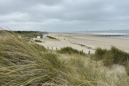 Het brede strand van Breskens