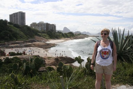 Een strandje tussen Copacabana en Ipanema