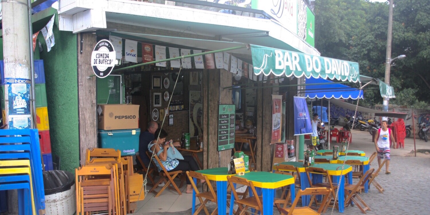 Restaurantje in favela Babilonia