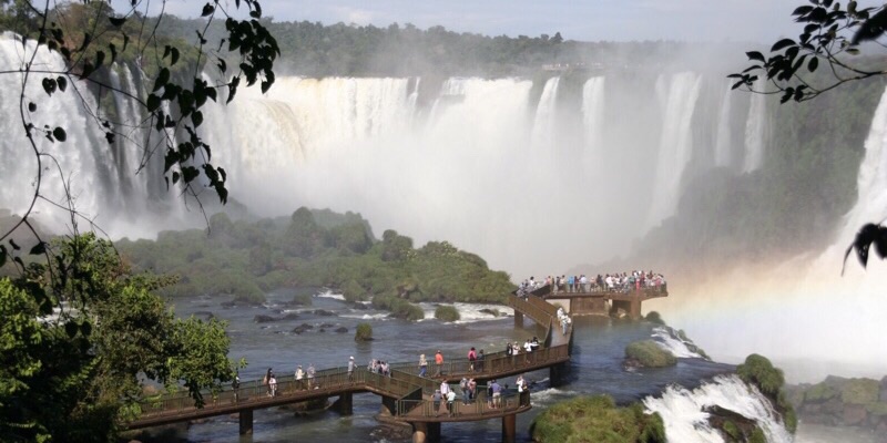Iguazu watervallen, Braziliaanse kant